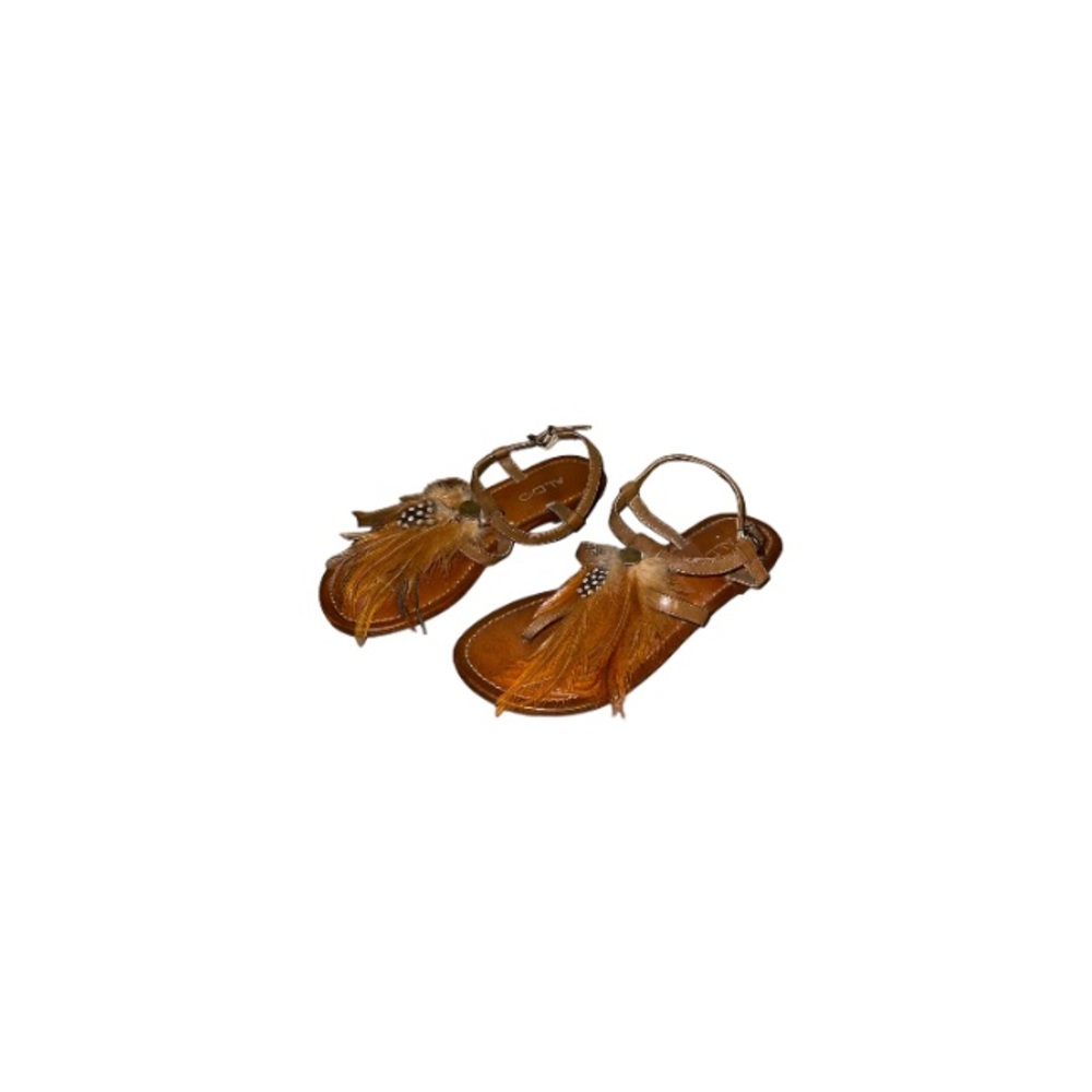 Aldo Brown and Tan Boho Festival Sandals - Women’s Size 37